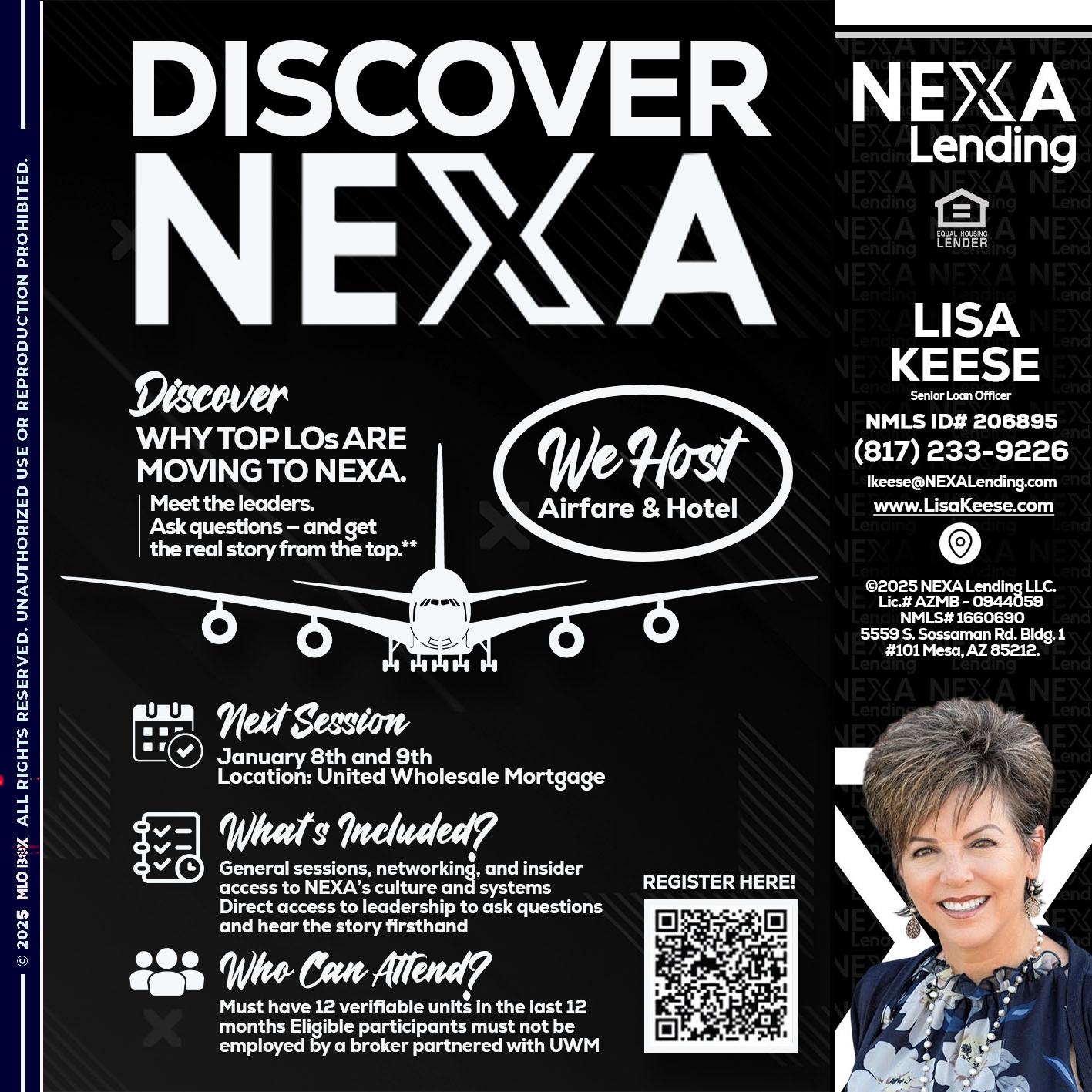 DISCOVER NEXA - Lisa Keese -Branch Manager